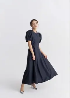 Amé no chi Hare アメノチハレ ティアードパフドッキングワンピース
