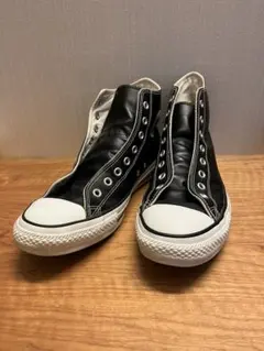 CONVERSE ALL STAR レザーハイカット ブラック