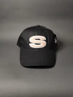 和*平様 Stussy Sロゴ 黒キャップ