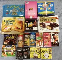 お菓子詰め合わせ(チョコパイ、カスタードケーキ、エンゼルパイ