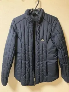 美品adidas ネイビー 中綿コート ジャケット