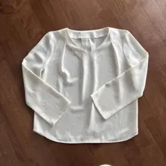 N.ホワイト Vネック 長袖ブラウス M