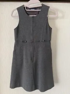 familiar グレー ジャンバースカート 120