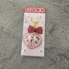 サンリオ×mikko一番くじ　当たりくじ　赤チャーム