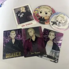 東京リベンジャーズ ケン・リュウグジ 缶バッジ 5点セット