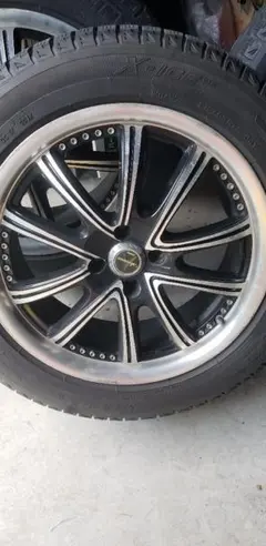 スタッドレスタイヤ ホイール 4本セット 215/55R17　ミシュランのサムネイル