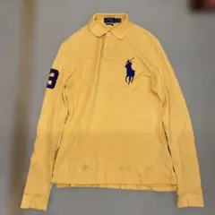 Polo Ralph Lauren イエロー 長袖ポロシャツ　Sサイズ