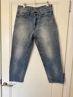 muji labo ライトブルー ストレートデニムパンツ　27