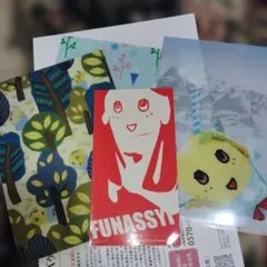 be 一番くじ ふなっしー　ミニクリアファイル シールセット
