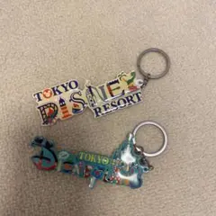 ディズニーリゾート　当時物　キーホルダーセット