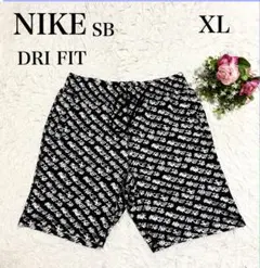 【NIKE SB】DRI-FIT ロゴプリントショーツ パンツXL ブラックのサムネイル