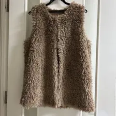 【美品】ANGIE　ファーベスト　ブラウン　M