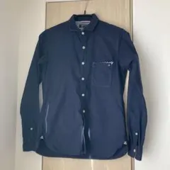 BEAMS HEART ネイビー 長袖シャツ S