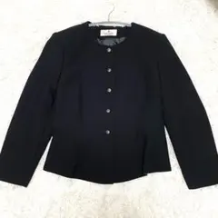 ✨超美品✨ブラックフォーマル《L相当》ジャケット　エレガンス　喪服　冠婚葬祭
