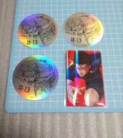 ブルーロック 伊勢丹 ホログラムステッカー トレーディングカードカード 馬狼照英