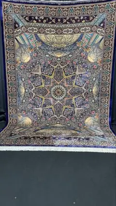 最高級 ペルシャ絨毯シルク イラン クム産 約225万ノット120×180cm