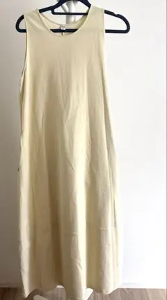 UNIQLO キャミワンピース アイボリー L
