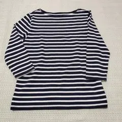 ボーダートップス　紺