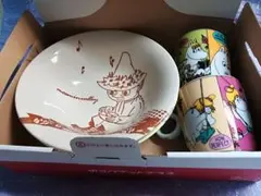 ムーミン皿&ミニマグカップ