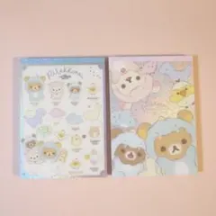 2点セット A6メモパッド リラックマのきょうりゅうごっこ