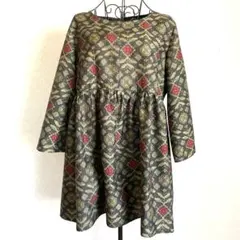 大島紬リメイク ファッション