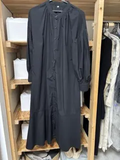 cocaシャツワンピース バルーンスリーブ