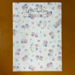 リトルツインスターズ クリアファイル レインボーベア