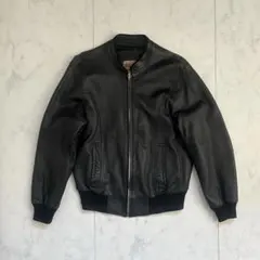 ゴートレザージャケット MA1 本革 山羊革ADAM PATEK 個性派 ゴートレザージャケット MA1 本革 山羊革ADAM PATEK 個性派 - メルカリ