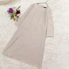 美品【ketty/ケティ】ベージュ 長袖 ワンピース (1)フォーマル
