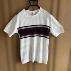 a.v.v HOMME リブ編みストライプTシャツ XLのサムネイル