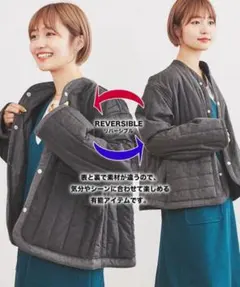 coen soronaR AURAリバーシブルキルトジャケット