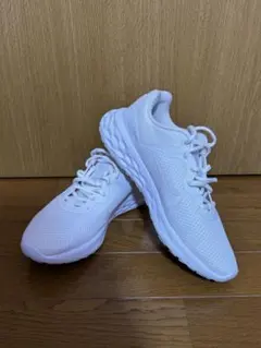 NIKEホワイト ランニングシューズ 25センチ