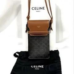 ほぼ未使用CELINEセリーヌ ショルダーバッグ フォンポーチ レディース