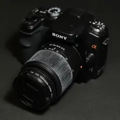 ソニー　デジタル一眼レフ　DSLR-A100　ソニーレンズ　バッテリー付　稼働品のサムネイル