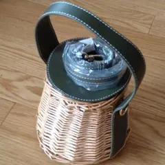♡　カゴ　バッグ　ラタン　ザラ風
