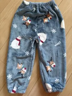 【新品】おしりアニマル裏起毛ロングパンツ ベビー用 110サイズ