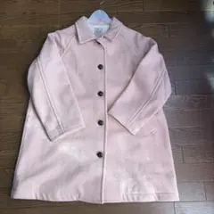 【新品タグ付き】Samansa Mos2 ピンク ミドル丈ステンカラーコート