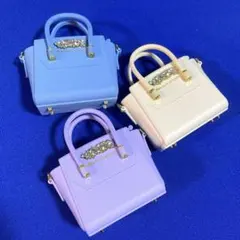 【即購入◎】ジルスチュアート ミニビジューロイヤルトートキーホルダー ガチャ