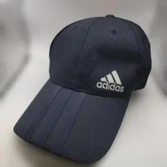 ◆4189 adidas　ロゴキャップ　ネイビー　アジャスタ