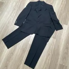 五大陸 オンワード セットアップ パンツ 3L スーツ 仕事着 透かしストライプ