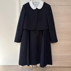 フォーマルドレス ジャケット付き 紺色