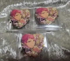 あんスタ Valkyrie 斎宮宗 ホワイトデーハート缶バッジ3個セット