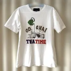 【チャイハネ】Amina × grn コラボ Tシャツ 白 Mサイズのサムネイル