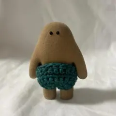 【毛糸のおぱんつ】 グリーン フィギュア用 着せ替え おぱんつ君 ガチャ ぬい用