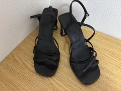 ⚫︎ NATURAL BEAUTY サンダル　黒　22.5〜23cmのサムネイル