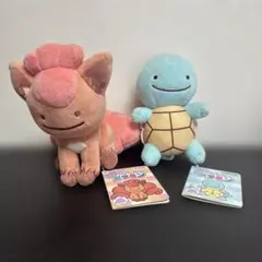 【値下げ】へんしん！メタモン　ロコン ゼニガメ　ぬいぐるみセット【タグ付き新品】