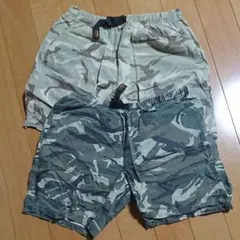 セット ROKX 迷彩 ショーツ Lカモ グラミチGramicci ロックス美品