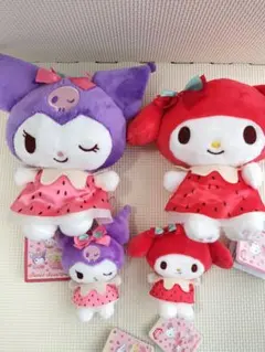 サンリオ いちごみるくメルトドール マスコット セット クロミ マイメロ