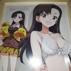 ガールズ＆パンツァー 　西絹代　額装　B5サイズ