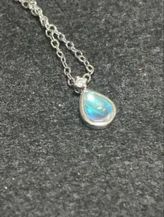 ブルームーンストーン ネックレス シルバー